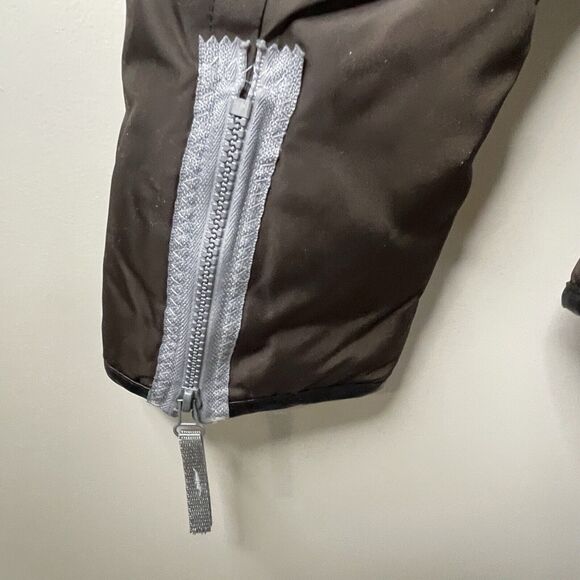 Compagnia Della Moda Brown Down Jacket Rabbit Fur Collar Women XS/S Alps Skiing - Picture 9 of 16